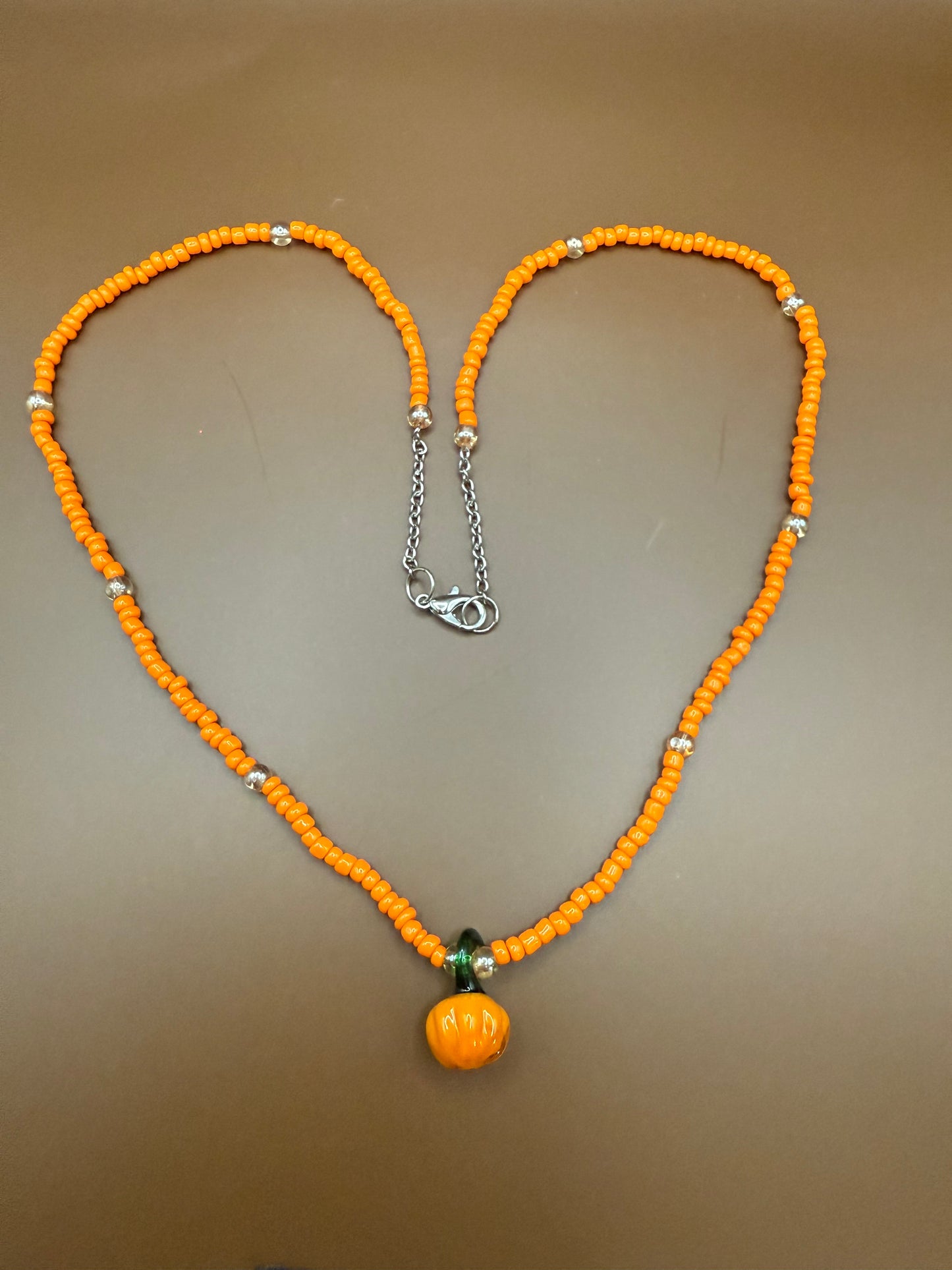 Pumpkin necklace