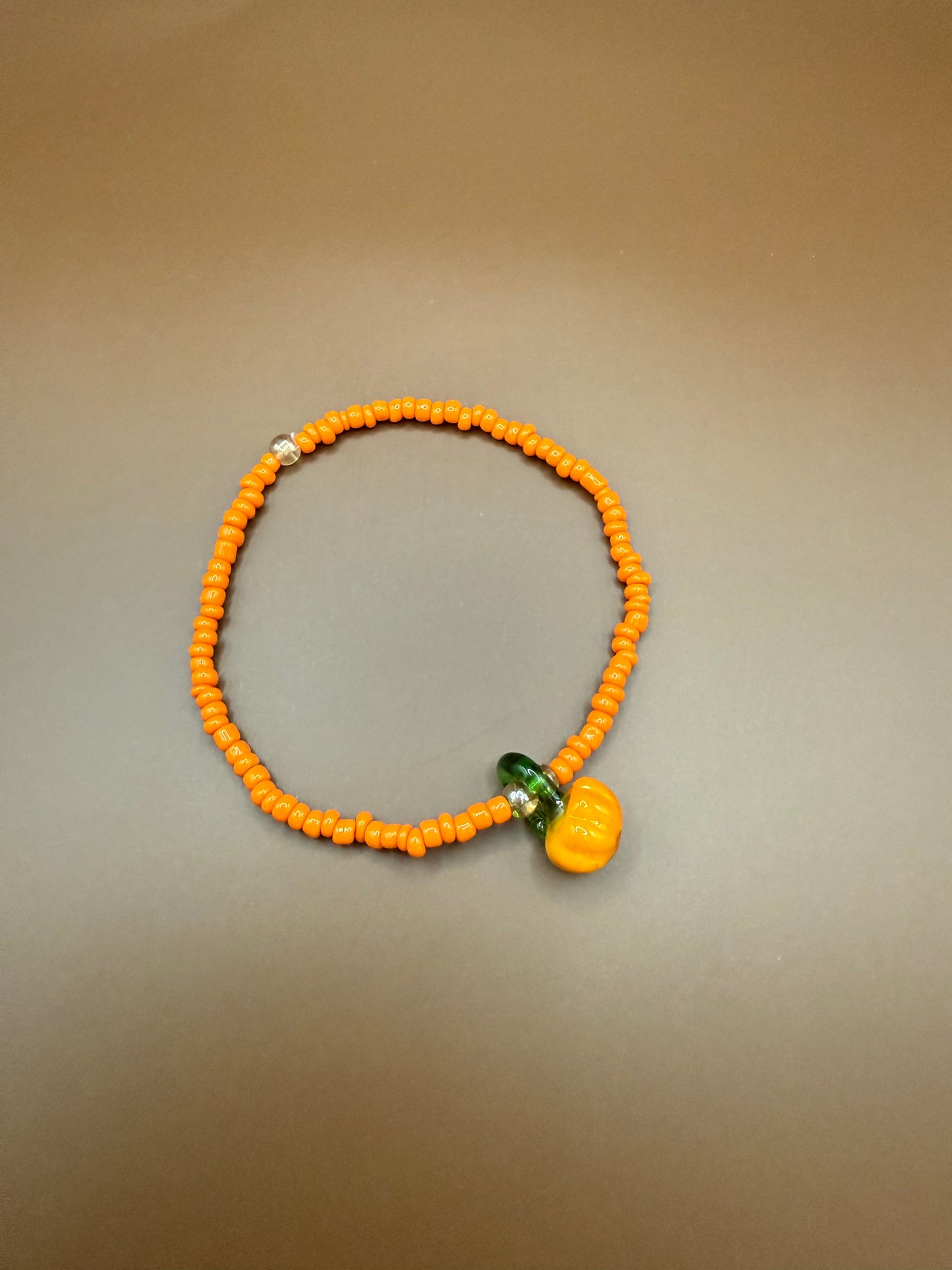 Pumpkin love bracelet