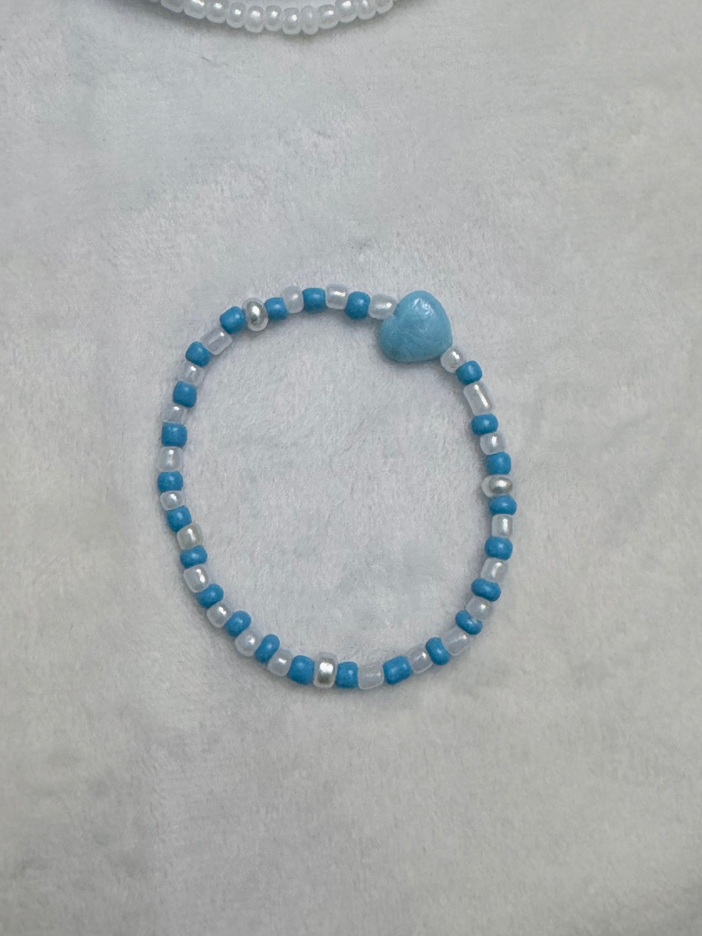 Blue heart shape charm