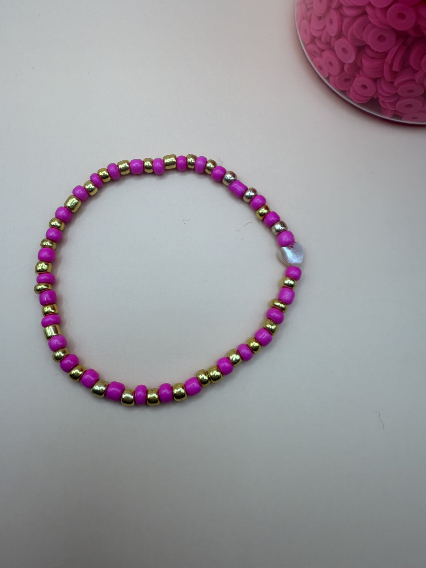 Pink Heart bracelet