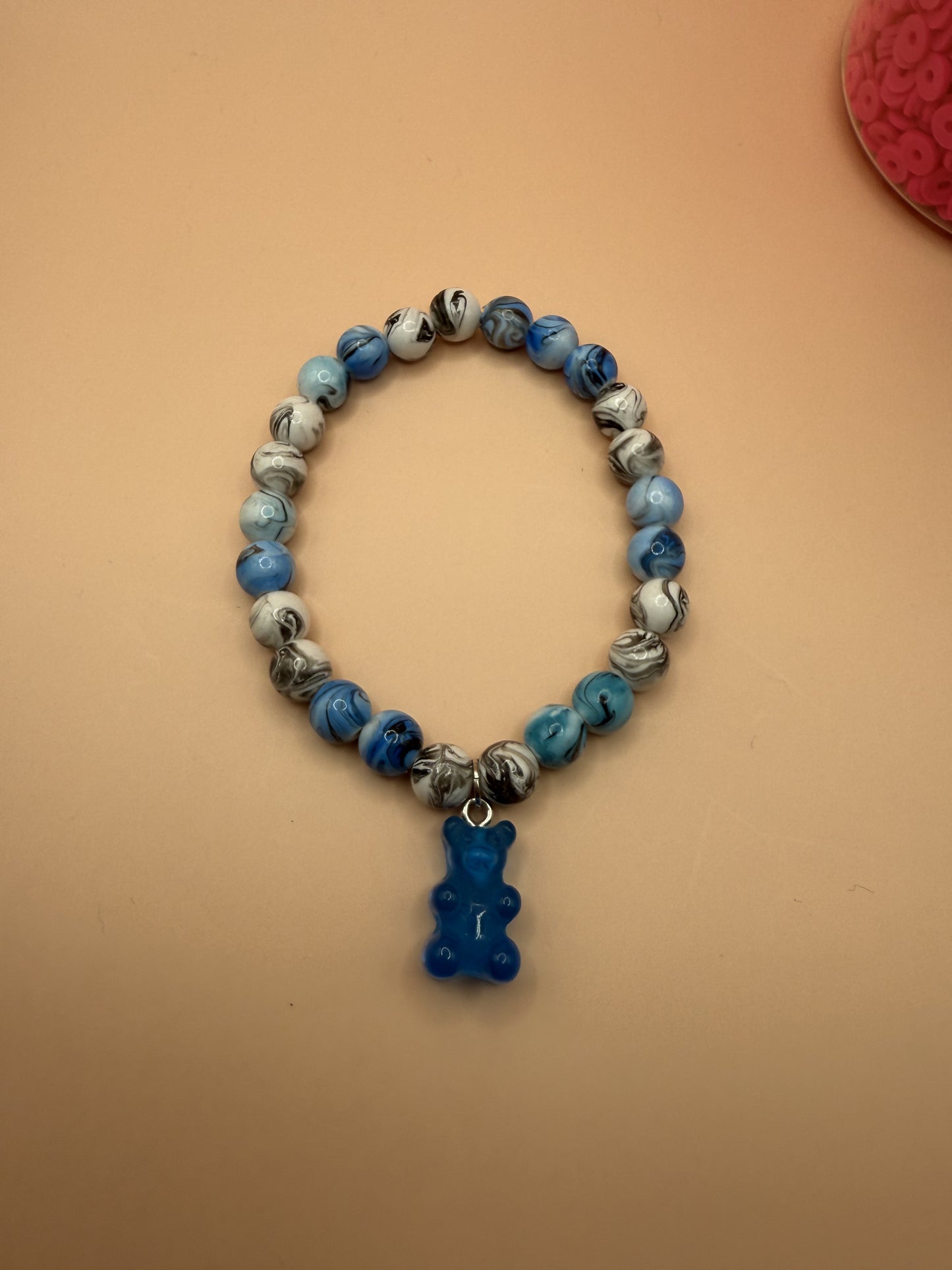 Blue camo bracelet