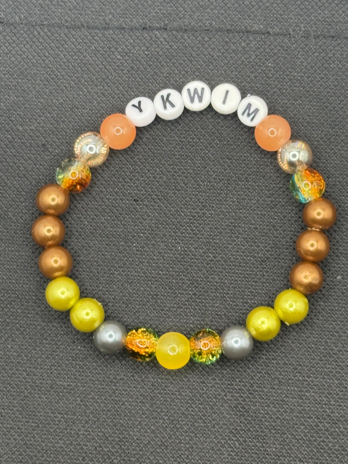 You Know What I Mean letter bracelet