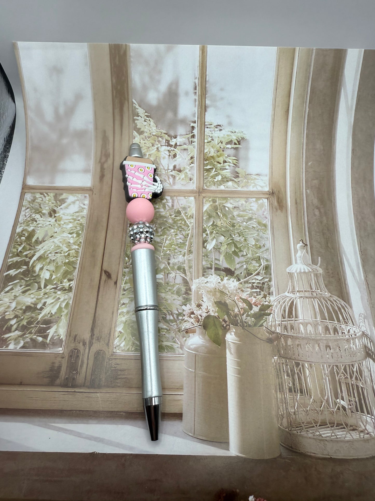 Skeleton cup Pen