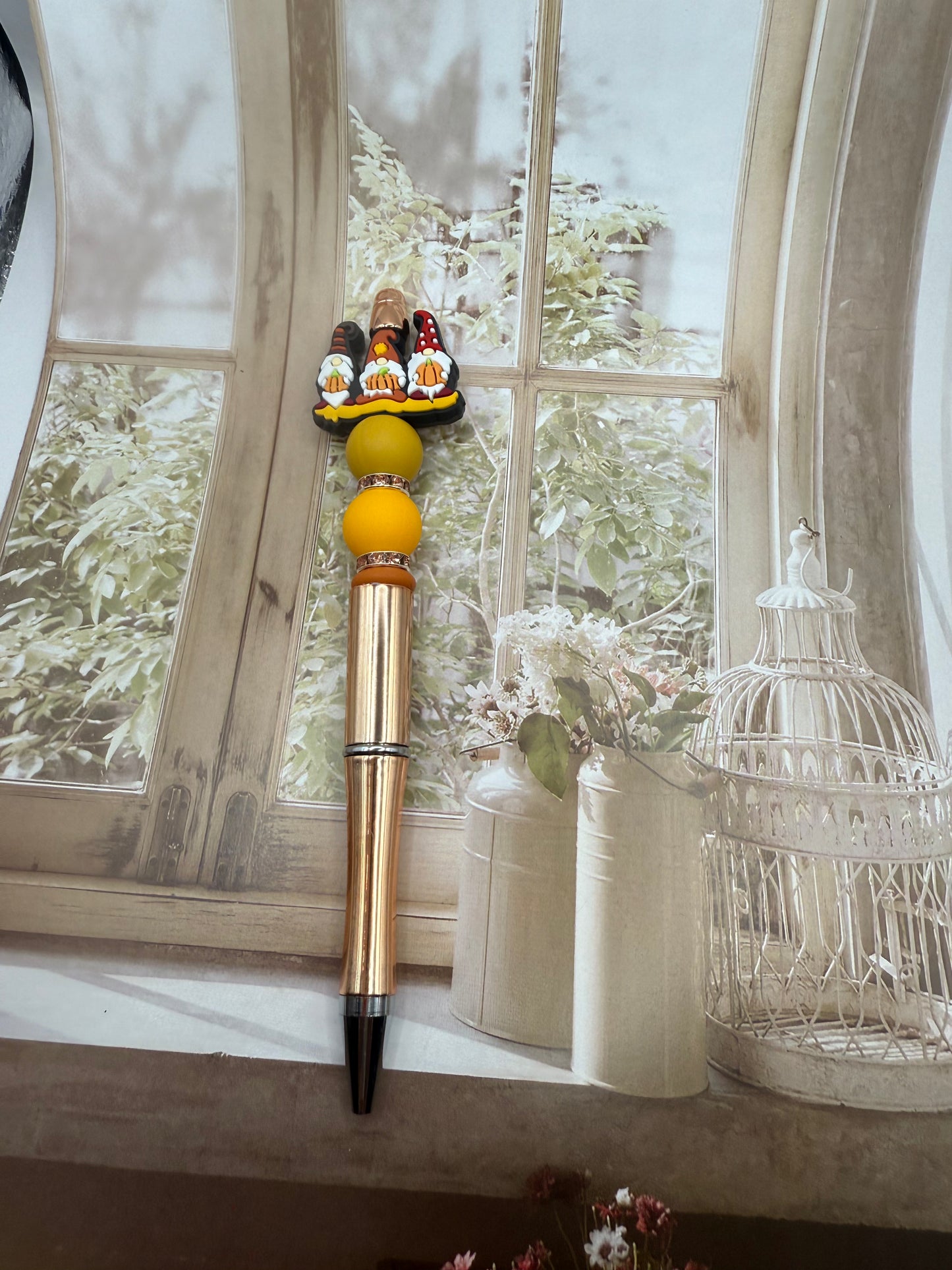 Gnome Pumpkin Fun pen