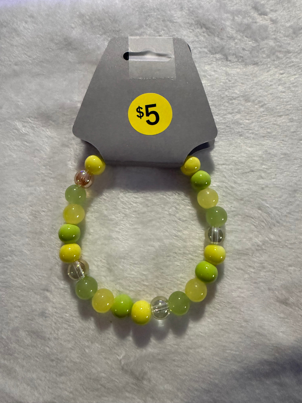 Yellow starburst bracelet