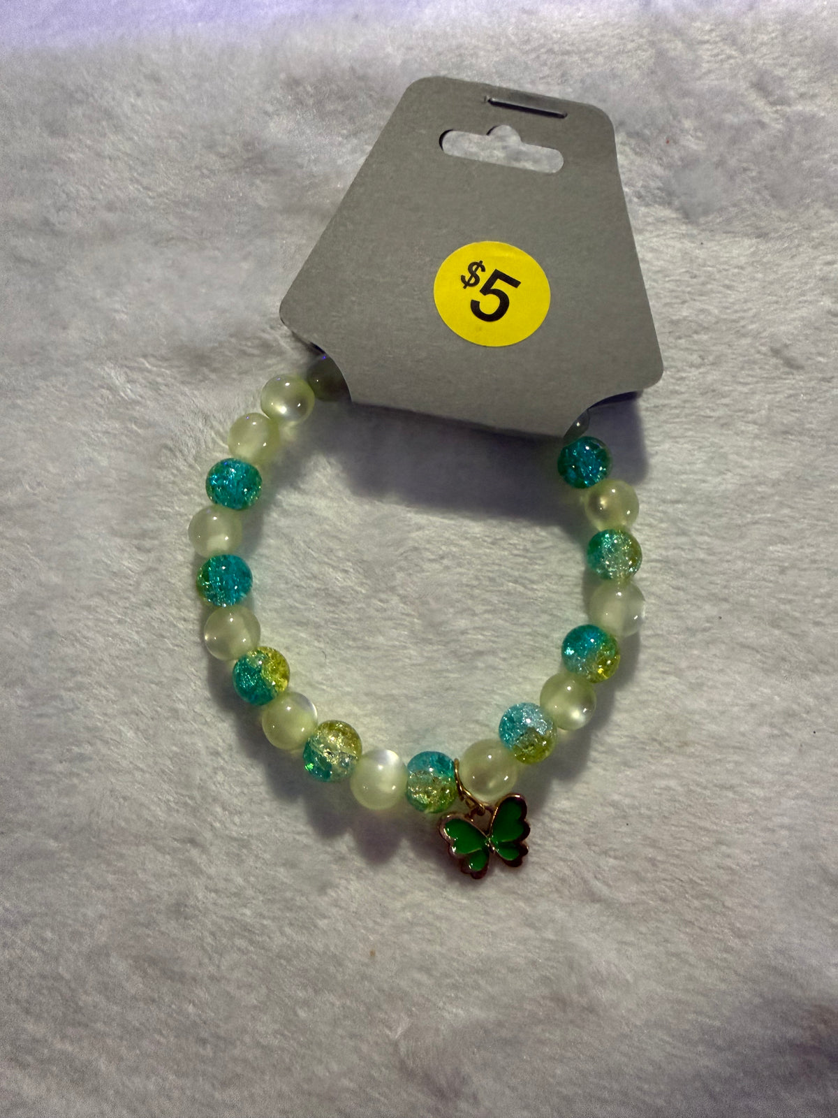 Green butterfly bracelet