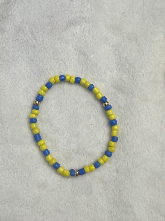 Plain seed bead bracelet
