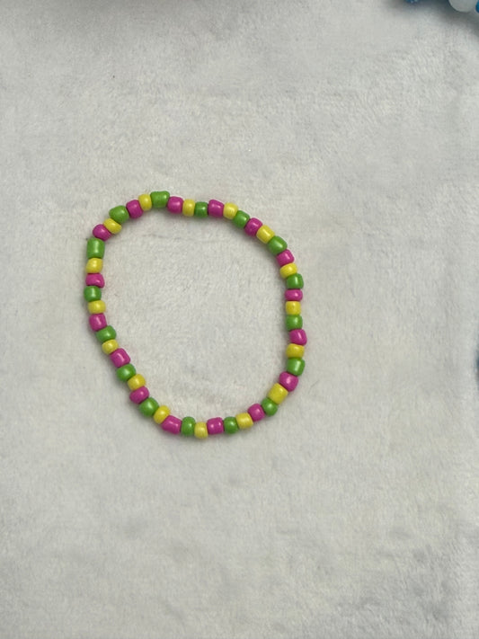 Plain seed bead bracelet