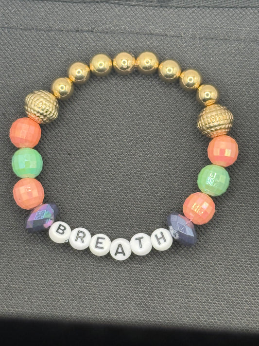 Breath beaded bracelet