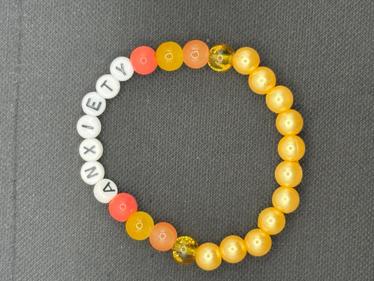 Anxiety Letter bracelet