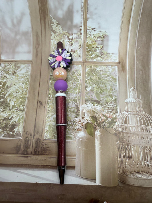 Purple Syngenta flower pen